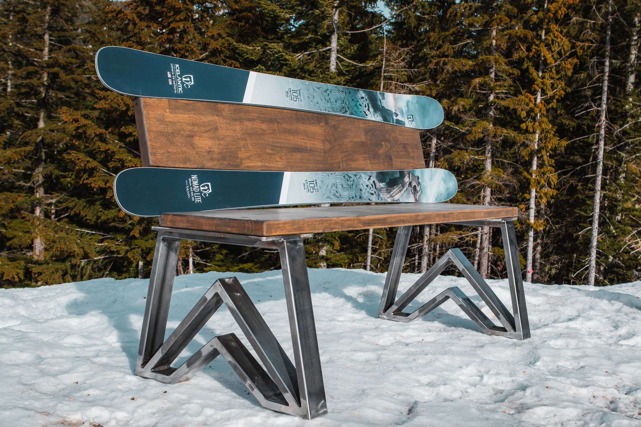 Viking Ski Bench
