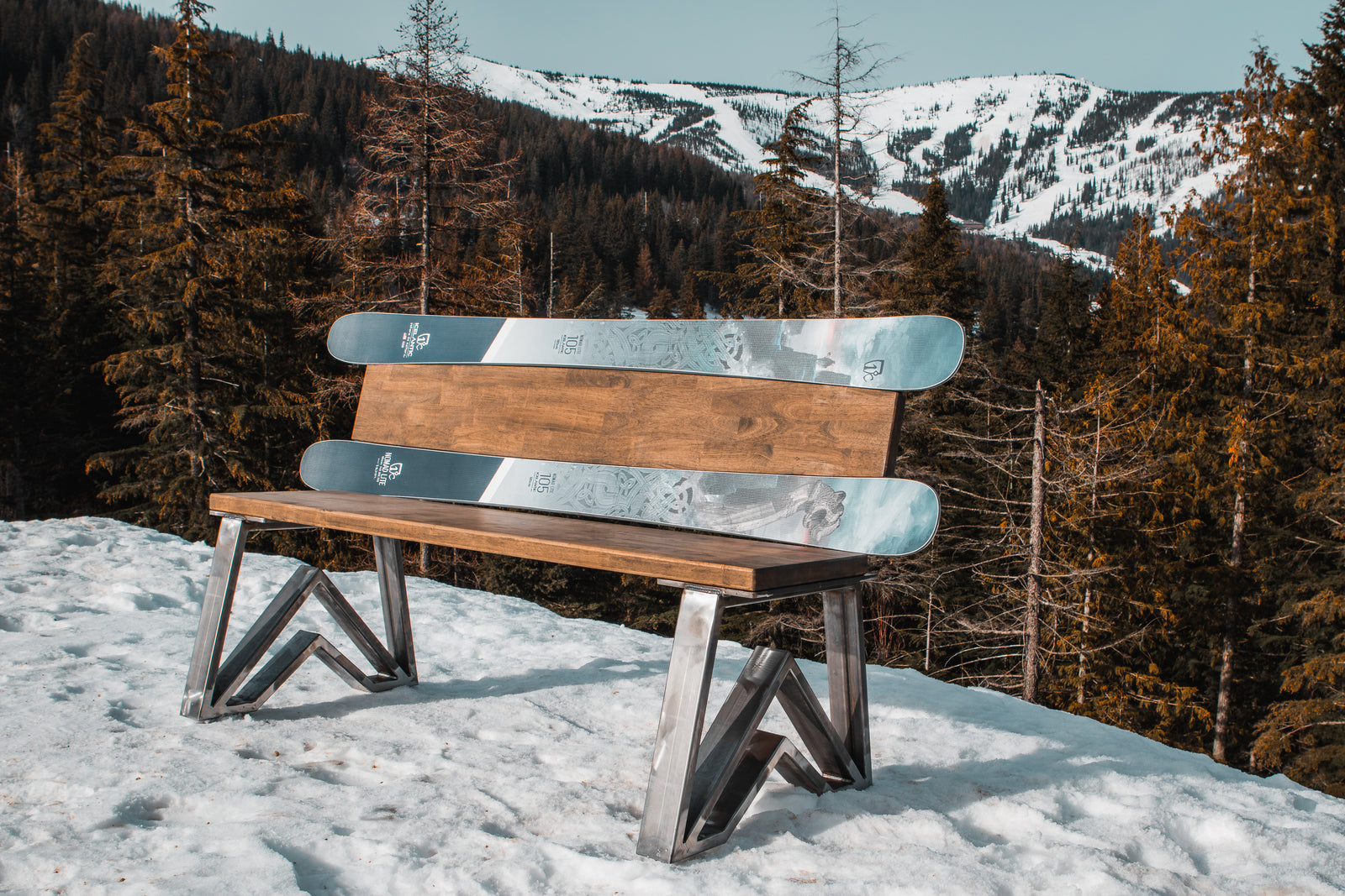Viking Ski Bench